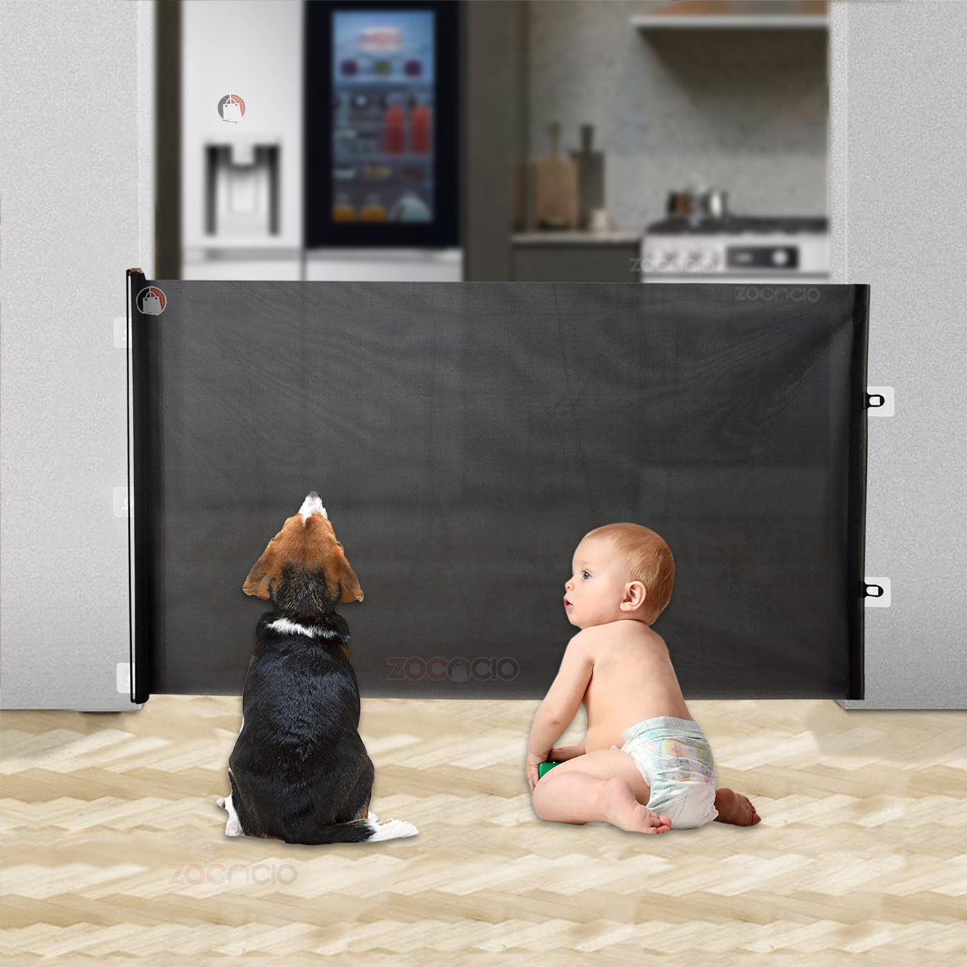 Miniatura 3 de Malla Puerta Retráctil De Seguridad Larg